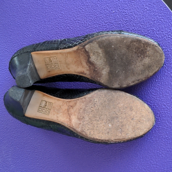 F-Troupe 3 inch black heels, size EU 37, fits US size 7.5/8 - Picture 4 of 4